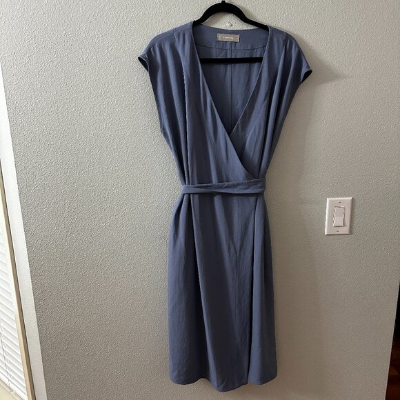 Everlane Blue Midi Dress - Picture 1 of 8